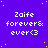 Purple background with yellow dots, repeated white text 'Zaife forever& ever<3' in a pattern