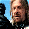 nine showing a man with long brown hair and beard in a black tunic against a blue sky with mountains, displaying sequential expressions and text overlays