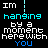 Animated contact sheet of a pixel art text-based icon showing sequential frame changes in cyan, white, blue, and yellow lettering on black background with gray transparency area.