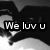 Black-and-white image of two hands forming a heart shape with text overlays changing between frames.