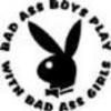 Black-and-white circular icon featuring a stylized rabbit mascot with bow tie surrounded by text in a ring, all on white background.