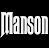 Pixelated graphic with 'Manson 4' and 'Pres' text over a split background of black and American flag colors, featuring a partial face with blue eyes.