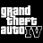 Animated sequence of 'grand theft auto IV' text and Rockstar Games logo variations in grayscale, showing progressive brightness changes across frames.