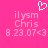 Pixelated pink background with white text and a heart symbol, showing identical static content on both sides.