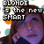 Pixelated image of a person with long brown hair and purple-toned skin, overlaid with bold black-and-white text reading "BLONDE is the new SMART" against a white background with scattered colored pixels.