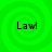Four identical green spiral backgrounds with black text reading 'Lawl' in pixelated font, arranged in a
