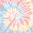 Pixelated tie-dye background with radiating pink, blue, and yellow hues, overlaid with black text reading "My Friends = My Life" and a list of names.