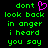 Green pixelated text on black background with a pink heart symbol replacing the 'o' in 'dont', repeated twice side-by-side.