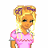 Two pixelated figures in pink shirts stand behind a green and gray with "GO PUNKI" text, one with blonde hair and the other with bright green hair
