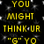 Yellow pixelated text on black background with starry pattern, adjacent to character image with yellow stars and blue headwear.