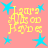Pixelated pink background with blue stars and yellow text reading 'I am a fan of Hayde' in four identical quadrants.