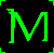 Green pixelated text on black background displays "MATRIX" with "Revolutions" and "11/5/03" repeated across multiple lines and sections.