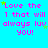 A static image with a bright cyan background displaying repeated pink text "Love the 1 that will always luv you!" surrounded by small green stars.