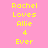 Pixelated text 'Rachel Loves Allie 4 Ever' displayed in four color variations across a
