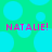 Green background with cyan circles and pink text reading 'NATALIE! NATALIE!' in pixelated font.