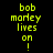 Yellow pixelated text on black background with red rectangular overlays shifting across the image in a sequence of frames.