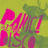 Pixelated image with green background and pink text reading "MILK IS" in stylized letters, partially obscured by pixelation.