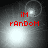 Four- of grayscale cosmic scenes with red text 'iM' and 'rAnDoM', each showing a bright central light source with subtle variations in surrounding circular patterns