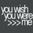 Pixelated text in four quadrants: top-left says "you wish you were >>> me", top-right says "OH", bottom-left says "YEAHH!!", and bottom-right is blank.