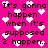 Pixelated text on bright pink background with scattered white hearts, repeating phrase 'It's gonna happen when it's supposed 2 happen.'