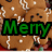 Pixelated gingerbread cookies with white icing details and a 'Merry Christmas' text overlay in green and red.