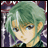 A pixelated anime-style character with green hair and blue eyes on the left, next to stylized text reading "Anime IM" above a smaller "c0m" logo on black background.