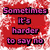 Red background with white speckled pattern and six text sections in purple, blue, green, and black fonts.