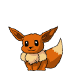 Two pixelated orange fox-like creatures with cream-colored collars and tails stand side-by-side against a gray background.