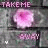 A pink flower icon with text elements on a dark background, showing animation changes in the flower's appearance and small white symbols.