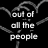Black background with white text and gray heart outlines; three distinct text sections arranged in a -like layout
