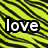 A four- displays text fragments over patterned backgrounds with a heart-shaped graphic in the bottom-left