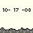Pixelated text and terrain border on a light background with partial gray overlay.