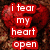 A four- of pixelated text overlays on heart and abstract backgrounds with red rectangular labels