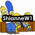Pixelated cartoon characters with overlaid text blocks, featuring a blue-haired figure, a bald character with red pants, and a dynamic background with multiple figures.