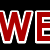 Red and white text on black background with orange flame-like shapes, displaying 'WEAR' and 'you fool >:)' in pixelated font.