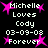 Pixelated text and pink starbursts on black background, repeated in two with identical content
