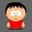 Four pixelated cartoon characters in a : top-left boy with black hair and red shirt, top-right girl with brown hair and glasses, bottom-left boy on green background holding guitar, bottom-right girl with orange hair wearing beret and glasses