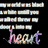 A static image shows a pixelated word 'heart' in pastel colors with a black background and horizontal pixelated bars above it.