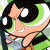 A pixelated cartoon character with large eyes and green hair on the left, next to a dark green background with bright green text reading "Original Icons .com" on the right.