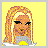 A 4-frame animated contact sheet showing a cartoon character with blonde hair, yellow accents, and the text "Tweety Luva!" across four panels on a yellow background.