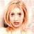 A 50x50 pixel animated contact sheet showing two frames of a celebrity icon with green text branding on the right side.