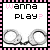 Pixelated image of handcuffs with 'wanna play?' text, framed by pink and black border.