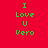 Green pixelated text "I Love U Vero" on four colored backgrounds in a