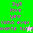 Green and white pixelated text with '3y3 love yew (who ever wants to)' on a split background, featuring animated cursor changes.