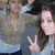 Two people pose together with one making a peace sign, overlaid with text reading 'Duddeeeii loveee' and other names below.
