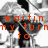 Black-and-white image of wine glasses with red text reading 'waitin have a my turn sip to of that ..' over the top.