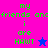 Pixelated text and star icons on a split background of pink, purple, blue, and cyan sections.