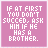 Two side-by-side animated frames of a pink square icon with white pixelated text reading "IF AT FIRST YOU DON'T SUCCED, ASK HIM IF HE HAS A BROTHER."