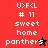 Pixelated text and symbols on red, black, and maroon backgrounds with a star symbol changing from black to red.