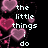 Pixelated heart shapes float over black background with white text reading 'the little things I do are just not good enough!' and 'to steel your heart...'